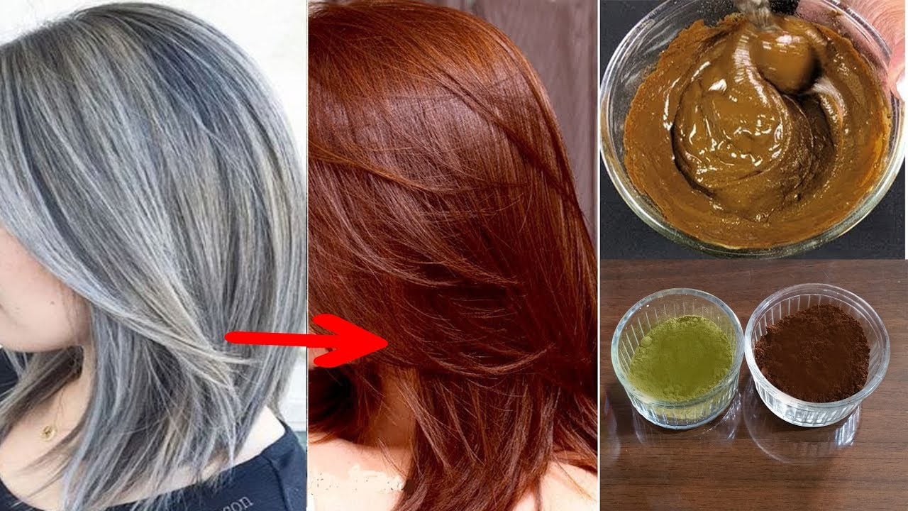 En opskrift på farvning af hvidt hår ved hjælp af naturlige ingredienser uden skadelige farvestoffer til dit hår