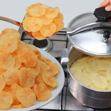 طريقة عمل البطاطس الشيبسي المقرمشة في البيت أحلي من المحلات ولادك هيحبوها أوي