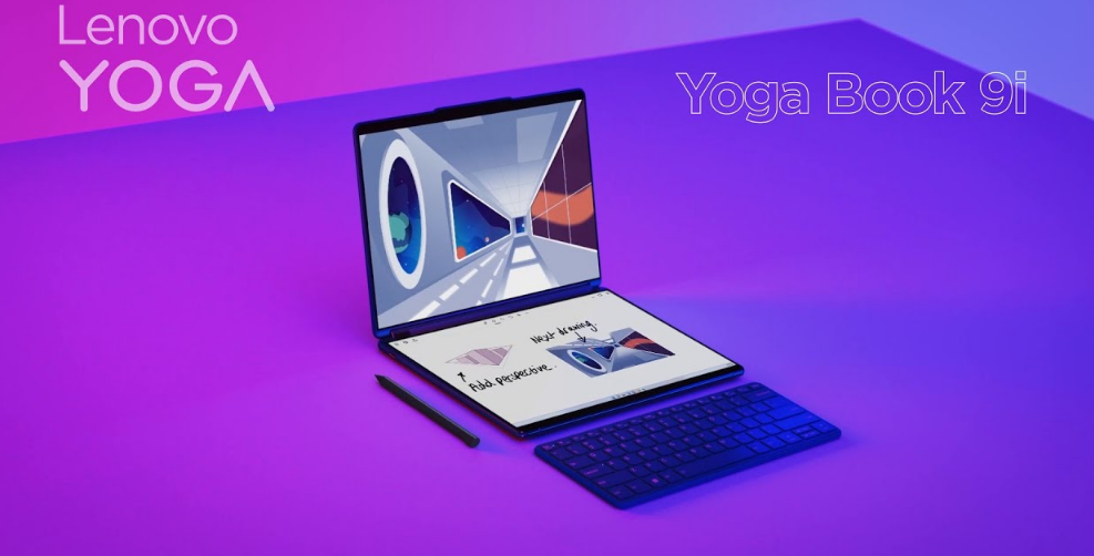 لينوفو تطلق Yoga Book 9i 2024 بشاشة OLED مزدوجة ومعالج Intel Core Ultra