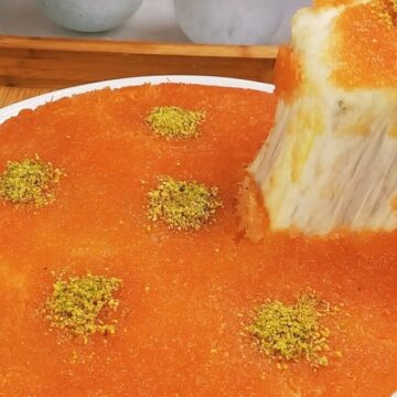 “من المطبخ السوري” طريقة عمل الكنافة النابلسية على اصولها