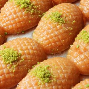 اسرار المطبخ السوري لتحضير رموش الست الاصليه لتحلية رمضانيه بمكونات سهله