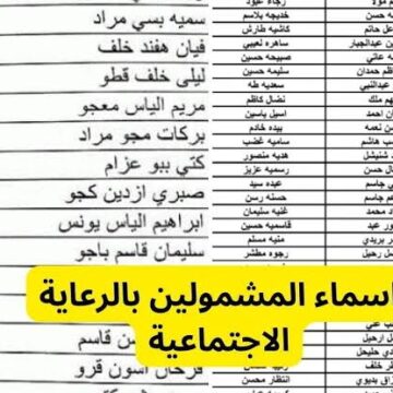 الاستعلام عن أسماء المشمولين في الرعاية الاجتماعية في العراق 2024