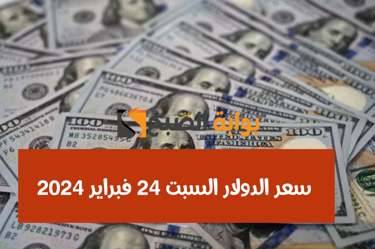 سعر الدولار اليوم السبت 24 فبراير 2024 