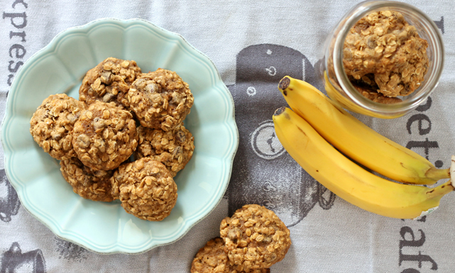 oats and banana cookie 2