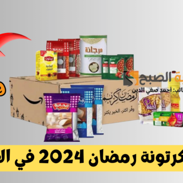 “مرحب شهر الخير” أسعار كرتونة رمضان 2024 كافور وكازيون بأسعار مخفضة للمستهلك
