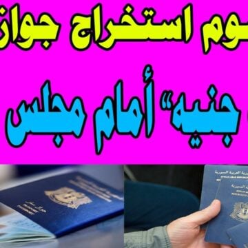 رسوم جواز السفر 2024..بعد موافقة البرلمان تعرف على تكلفة استخراج جواز السفر بعد الزيادة
