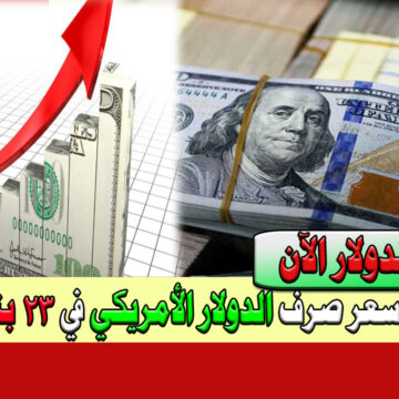 سعر الدولار الآن في 23 بنك مصري اليوم 05/02/2024