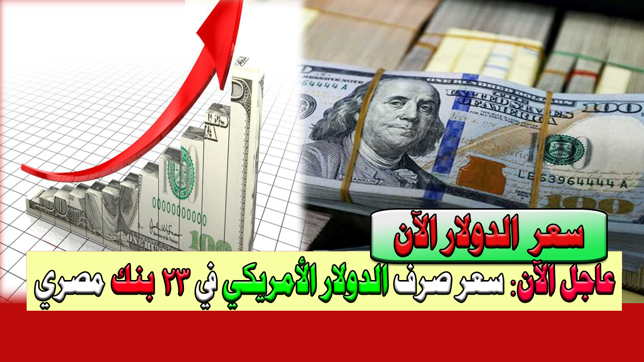 سعر الدولار الآن في 23 بنك مصري اليوم 05/02/2024