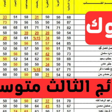 هنا.. استخراج نتائج الثالث متوسط التمهيدي 2024 العراق جميع المحافظات نتائجنا وزارة التربية العراقية