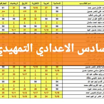 الآن.. نتائج السادس الاعدادي التمهيدي 2024 جميع المحافظات موقع وزارة التربية العراقية