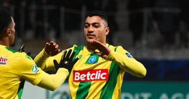 مصطفى محمد يُسجل في خسارة نانت بثلاثة أهداف أمام موناكو بالدوري الفرنسي