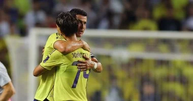 رونالدو يسجل هدفا تاريخيا يقود به النصر للفوز على الحزم في الدوري السعودي