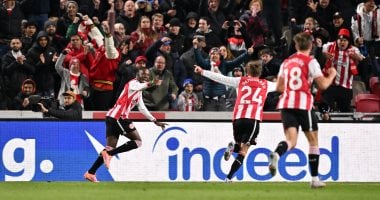 برينتفورد يتفوق على ليفربول 2 1 في الشوط الاول بمشاركة محمد صلاح