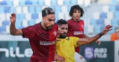 سيراميكا يتصدر الدوري بفوز مثير على كهرباء الإسماعيلية بسبب هدف عكسي فيديو