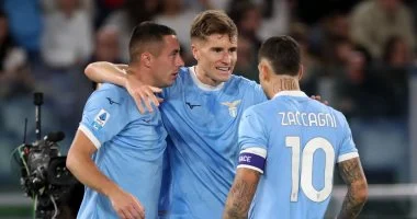 يوفنتوس يسجل تأخرا أمام لاتسيو في نهاية الشوط الاول