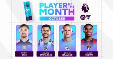 هالاند يتصدر قائمة أفضل لاعب في الدوري الإنجليزي خلال الشهر