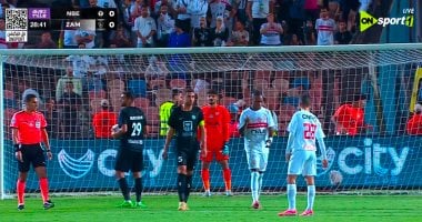 تعادل سلبي بين الزمالك والبنك الأهلي في شوط المباراة الأول بعد 35 دقيقة