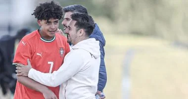 كريستيانو جونيور يلعب مباراته الافتتاحية مع منتخب البرتغال للشباب