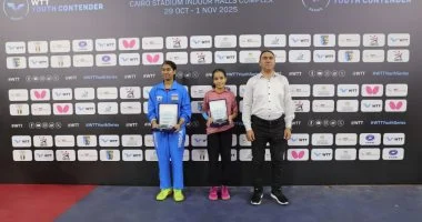 تألق لاعبي مصر الصغار يحصدون ميداليات بطولة مصر الدولية لتنس الطاولة