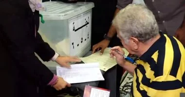 حلمي يشارك في تصويت نادي الأهلي خلال الانتخابات الأخيرة