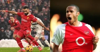 محمد صلاح يتصدر قائمة هدافي الدوري الإنجليزي ويقترب من رقم هنري