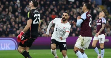 ليفربول يتصدر المواجهات التاريخية مع أستون فيلا بفارق كبير في الانتصارات