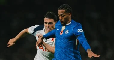 تشيلسي يتقدم على توتنهام بهدف بيدرو في الشوط الاول فيديو