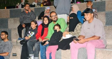 عرض حفل افتتاح المتحف المصري الكبير على المسرح الروماني بتنمية كلوب الأسمرات