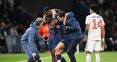 إصابة قوية تبعد حكيمي عن مواجهة بايرن ميونخ في قمة باريس سان جيرمان