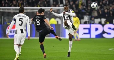 يوفنتوس وسبورتينج ينهيان المباراة بالتعادل في دوري الابطال فيديو