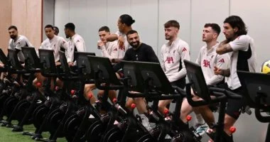 تدريبات ليفربول تتسم بالمرح بعد الانتصار على ريال مدريد في دوري الأبطال