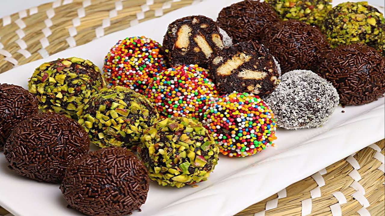 كرات البسكويت بالشوكولاتة… حلى بارد وسهل حضريه خطوة بخطوة بلمسة سريعة واقتصادية