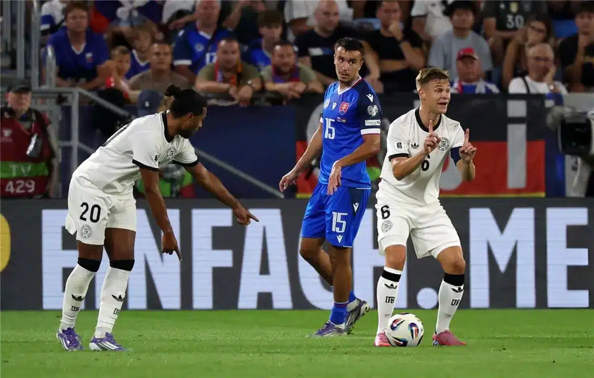 Germany vs Slovakia.. القنوات الناقلة لمباراة المانيا وسلوفاكيا في تصفيات كاس العالم 2025 والمعلق+ الموعد والتشكيل