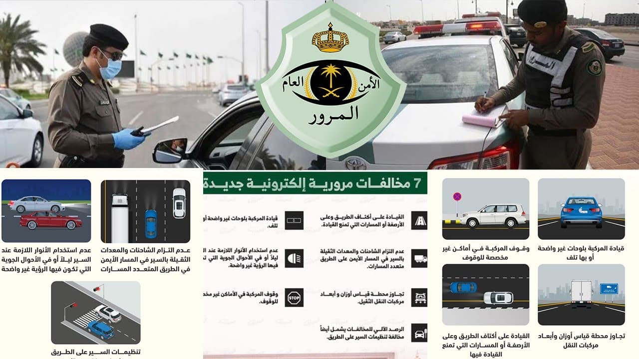 خطوات الاستعلام عن المخالفات المرورية برقم الهوية عبر منصة أبشر 1447