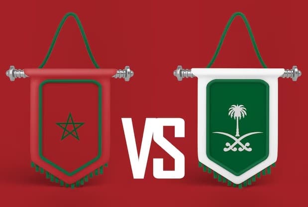 “من يصل لربع النهـائي” نتيجة مباراة السعــودية والمغرب اليوم في كاس العرب 2025 saudi arabia vs morocco