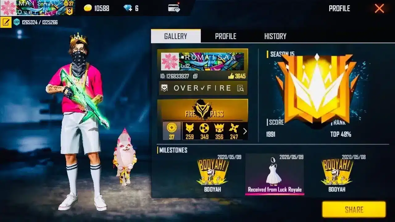 طريقة شحن جواهر فري فاير Free Fire … أحصل الآن علي الألماس والسكنات وتفوق علي زملائك